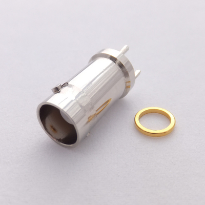 Conector hembra de BNC-50KH4 BNC para el soporte del PWB