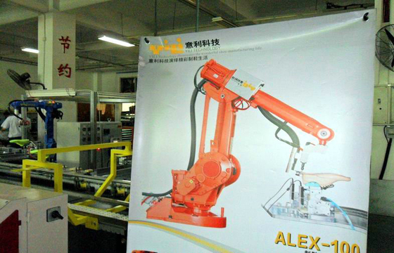 Zapato completamente automático que hace la cadena de producción