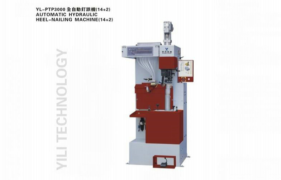 Talón hidráulico automático que clava la máquina
