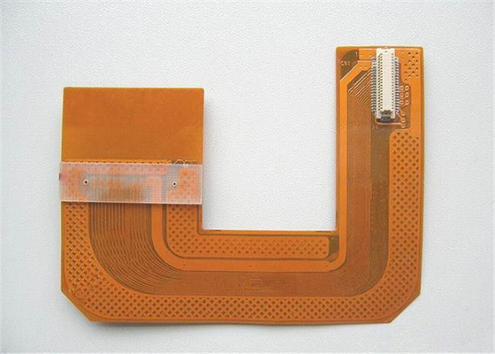 Oro flexible de doble cara de encargo del conector del zócalo del substrato del Polyimide del tablero del PWB