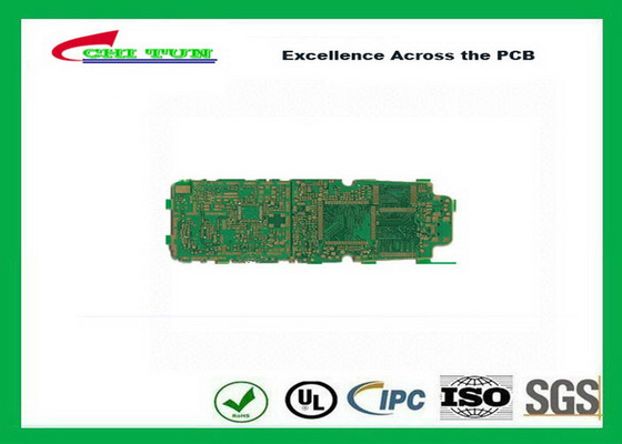 Y etiquetas acabados 4 CNC del PWB FR4 de la placa de circuito de la capa 1.2MM de múltiples capas de la fractura