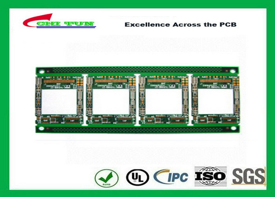Y etiquetas acabados 4 CNC del PWB FR4 de la placa de circuito de la capa 1.2MM de múltiples capas de la fractura