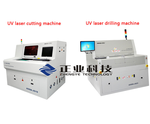 Gráficos de alta densidad CVL/cortadoras ULTRAVIOLETA del laser de FPC/del RF con poca carbonización