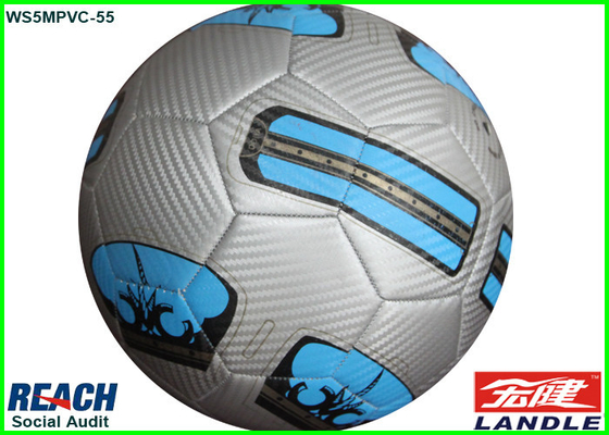 Los paneles cosidos a máquina del balón de fútbol del fútbol del PVC del laser 32 con la impresión de encargo