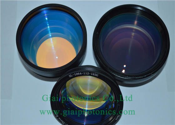 Lentes del infrarrojo de la lente 10600nm de la exploración de la F-theta de la cortadora del laser del CO2