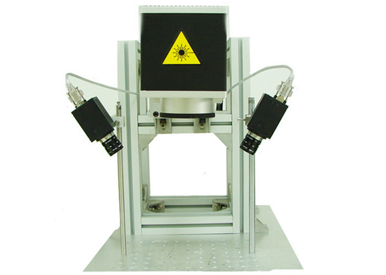 Calibración paraxial de la cámara del laser de la cámara doble para la máquina de la marca del laser